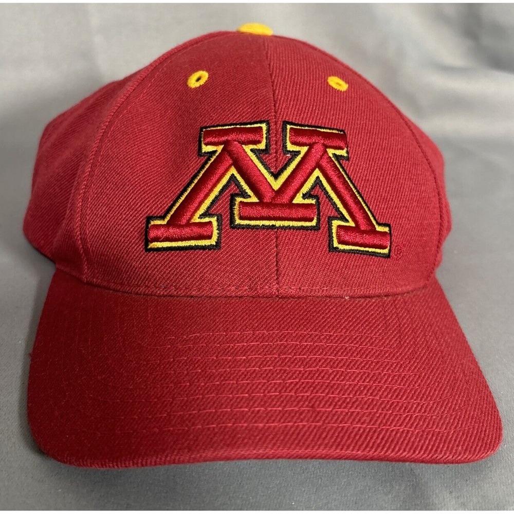 Puma Minnesota Golden Gophers Snapback Hat‎ Maroon Gold NCAA Baseball Cap OSFA
